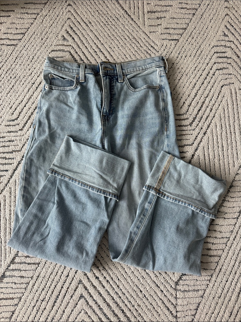 Banana Republic High Rise Cuff Jeans